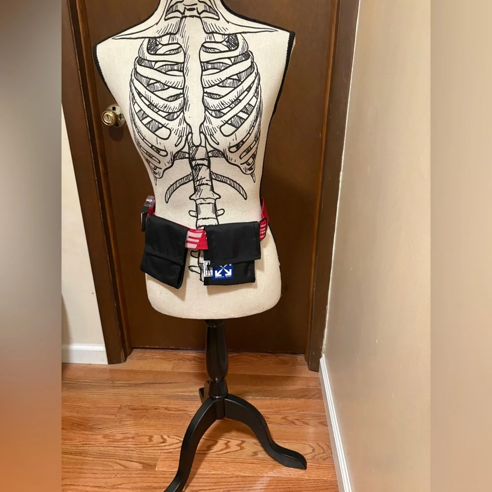 Off-White Industrial Belt and Water Bottle Bag, 100% Authentic, Brand New